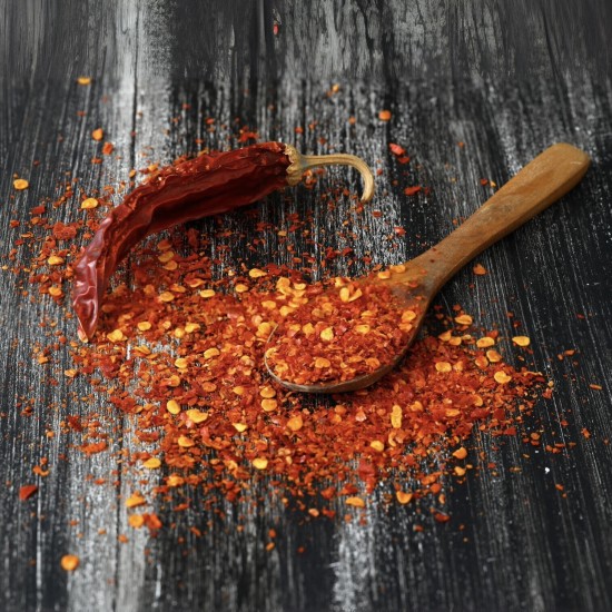 Peperoncino piccante a scaglie