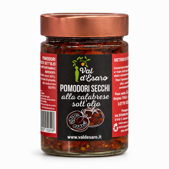 Pomodori secchi alla calabrese sotto'olio