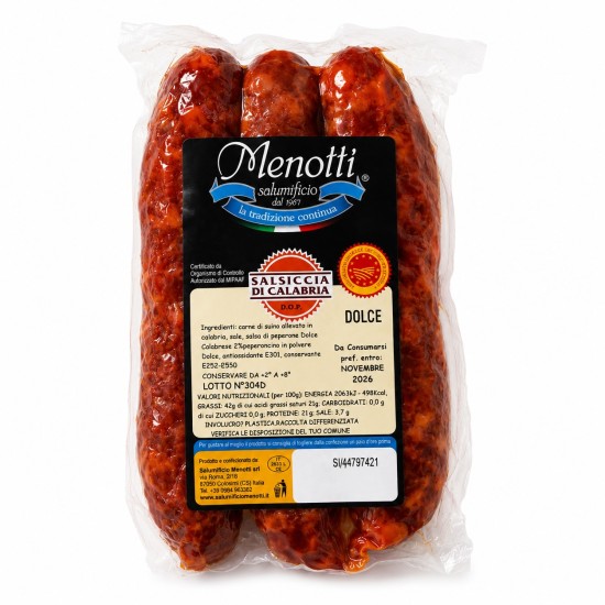 Salsiccia DOP di Calabria Dolce